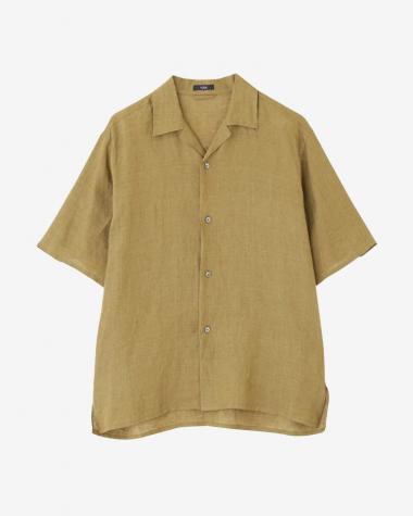  / LINEN POPLIN SH / KHAKI