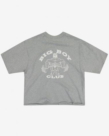  / Big Boy Club Cropped Tees / GRAY