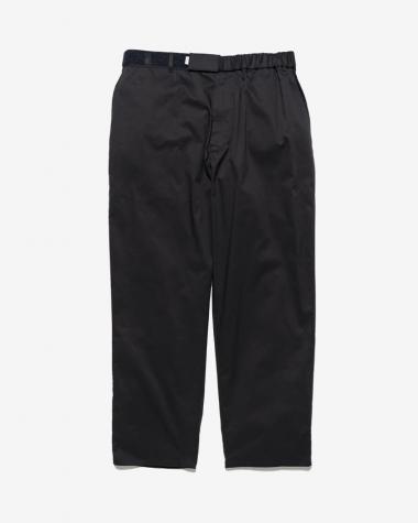  / Solotex Twill Wide Tapered Chef Pants / BLACK