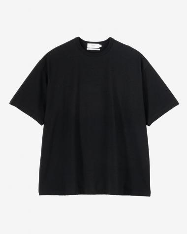  / Recycled Cotton Jersey S/S Tee / BLACK