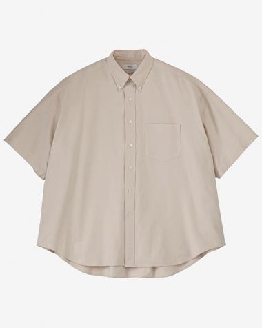  / Oxford S/S Oversized B.D Shirt / ECRU