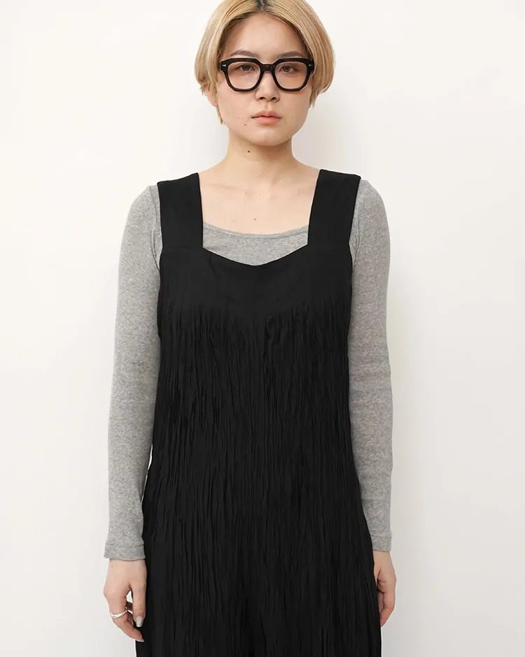 ATON (WOMEN) / CATCH WASHER CUPRA JUMPSUIT / BLACK