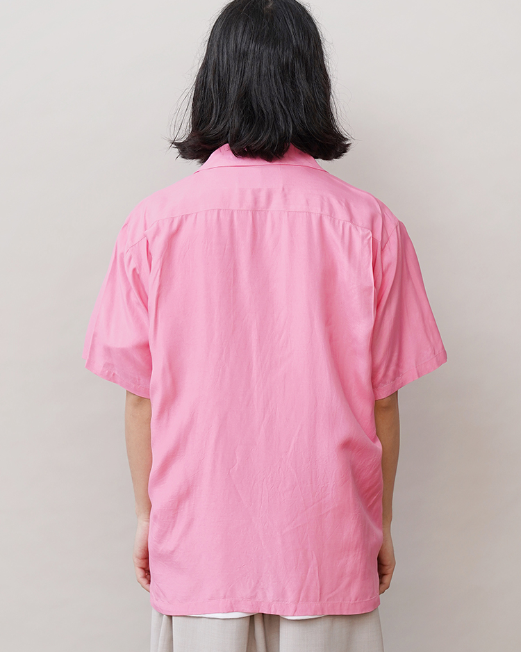 Aloha Blossom アロハシャツ ピンク FOUNDATION / PINK | Aloha Blossom (MEN)(アロハブロッサム