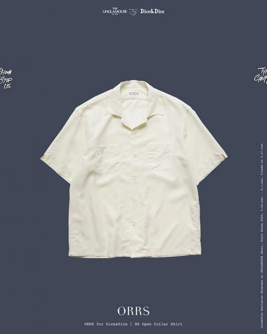 / S/S OPEN COLLER SHIRT / NATURAL