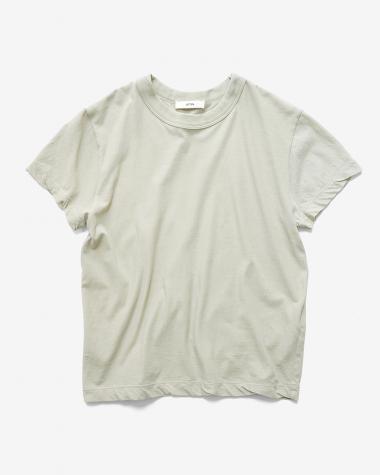  / FRESCA SINGLE JERSEY COMPACT T-SHIRT / BEIGE