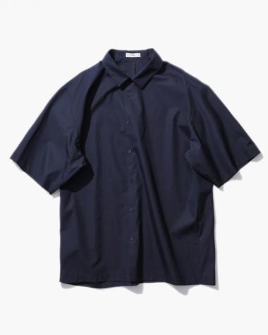 ATON (MEN) / SUVIN BROAD SHORT SLEEVE SHIRT / NAVY