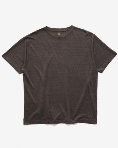  / NORMANDY LINEN T-SHIRT / D.BROWN