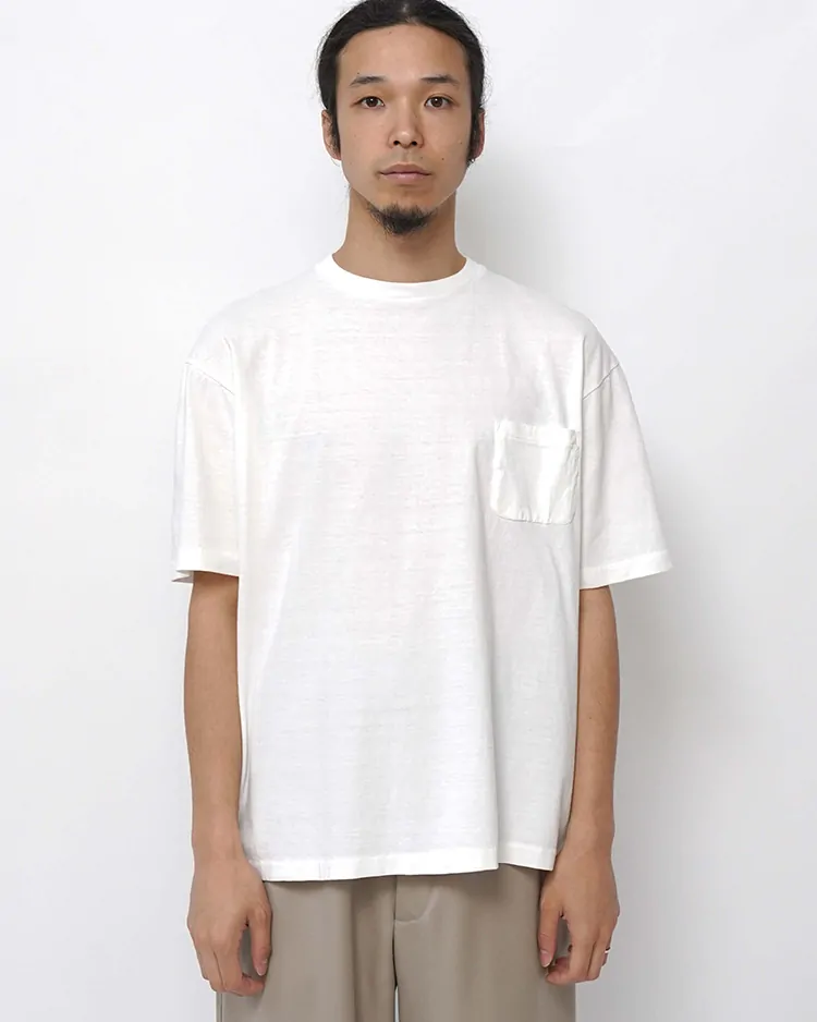 YAECA (MEN) / CREW NECK T-SHIRTS S/S PK / WHITE