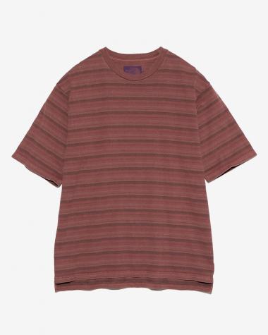  / Jacquard Field Tee / Mix Red