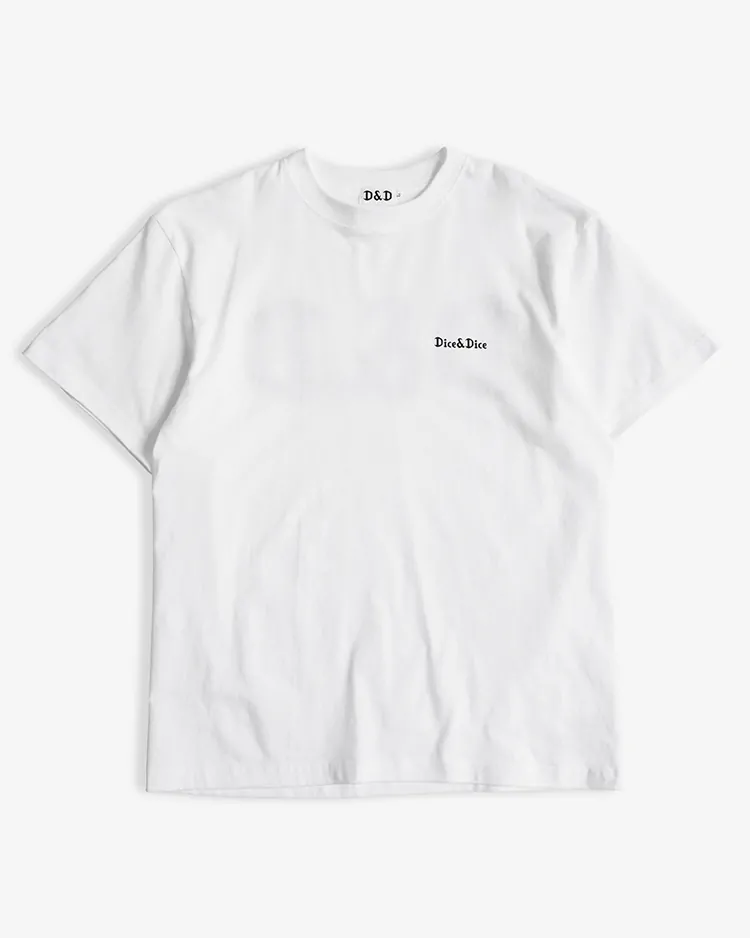 D&D (Souvenir items) / BASIC LOGO TEE / WHITE