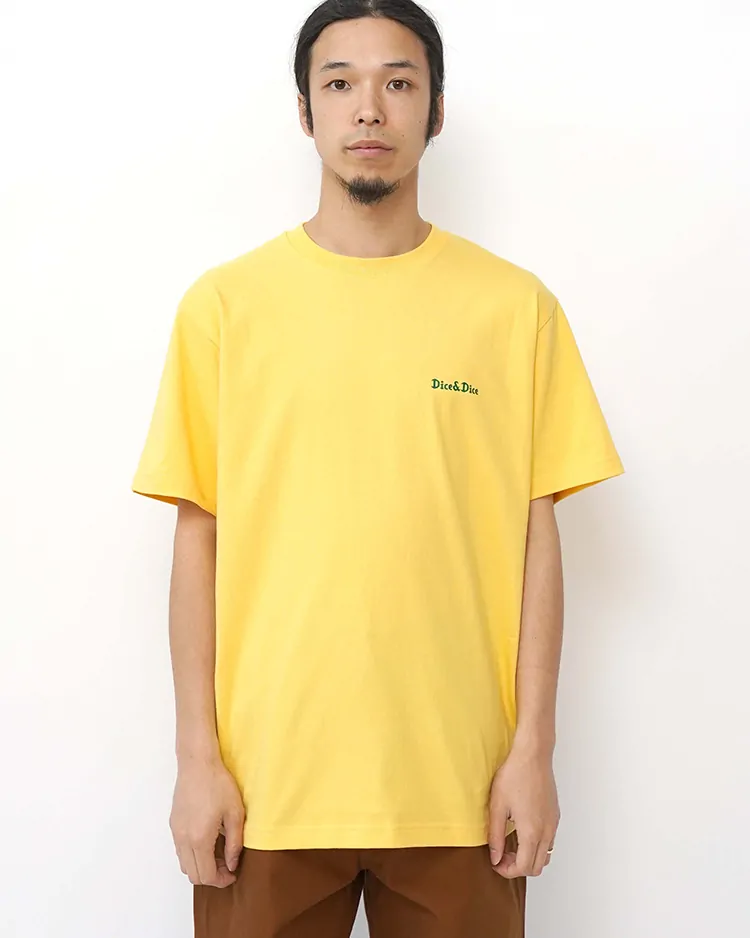 D&D (Souvenir items) / BASIC LOGO TEE / YELLOW