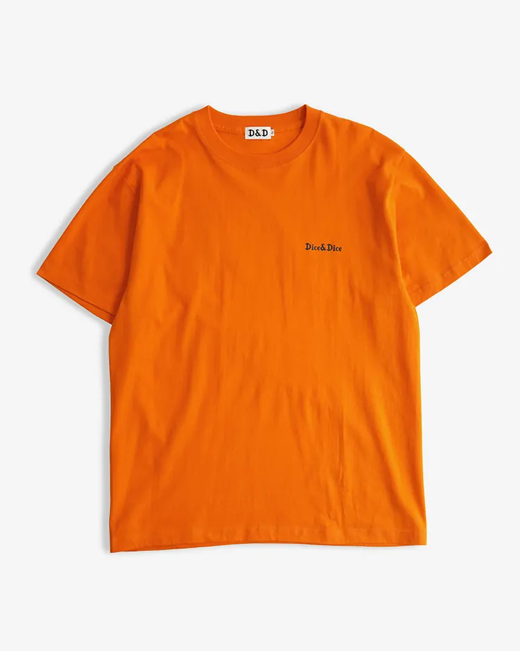 D&D (Souvenir items) / BASIC LOGO TEE / ORANGE