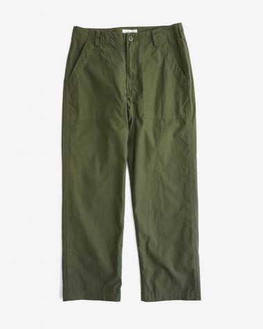  / BAKER PANTS / OLIVE (POPLIN）