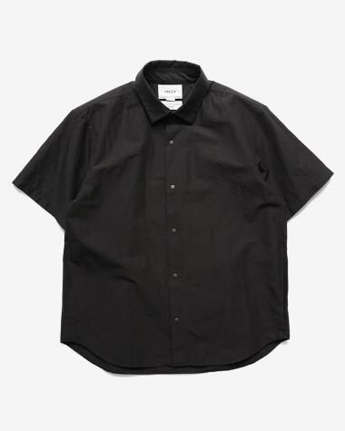 YAECA (MEN) / RELAX - S/S COMFORT SHIRT / BLACK