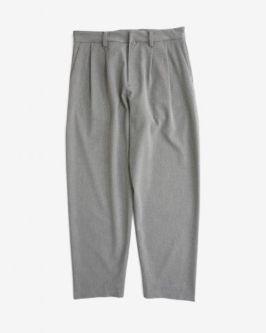  / TWO TUCK TAPERED - 2WAY PANTS / GREY