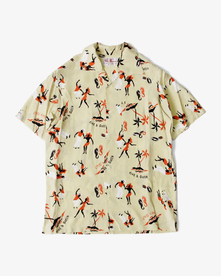 Aloha Blossom (MEN) / KING&QUEEN / BEIGE