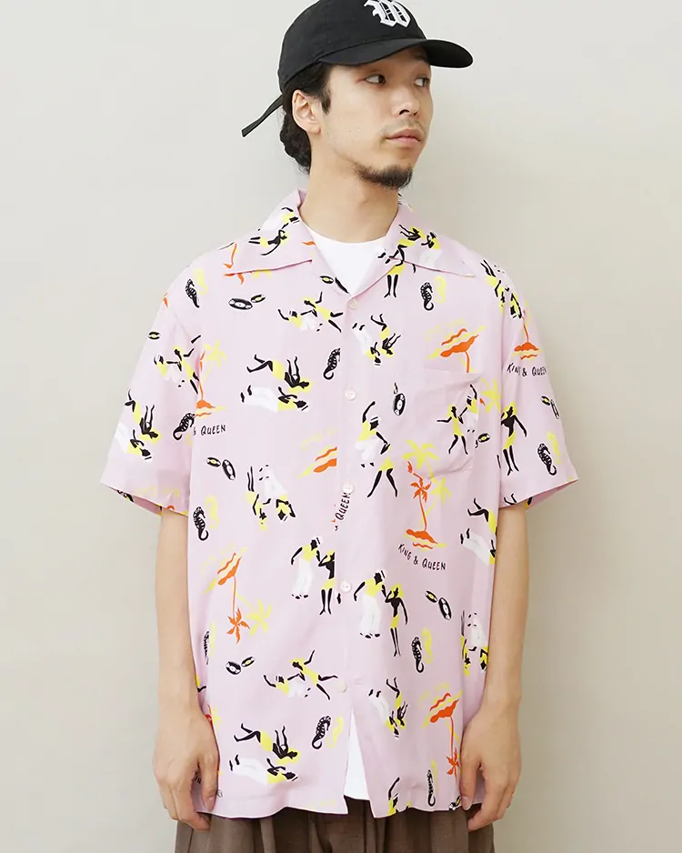 Aloha Blossom (MEN) / KING&QUEEN / PINK