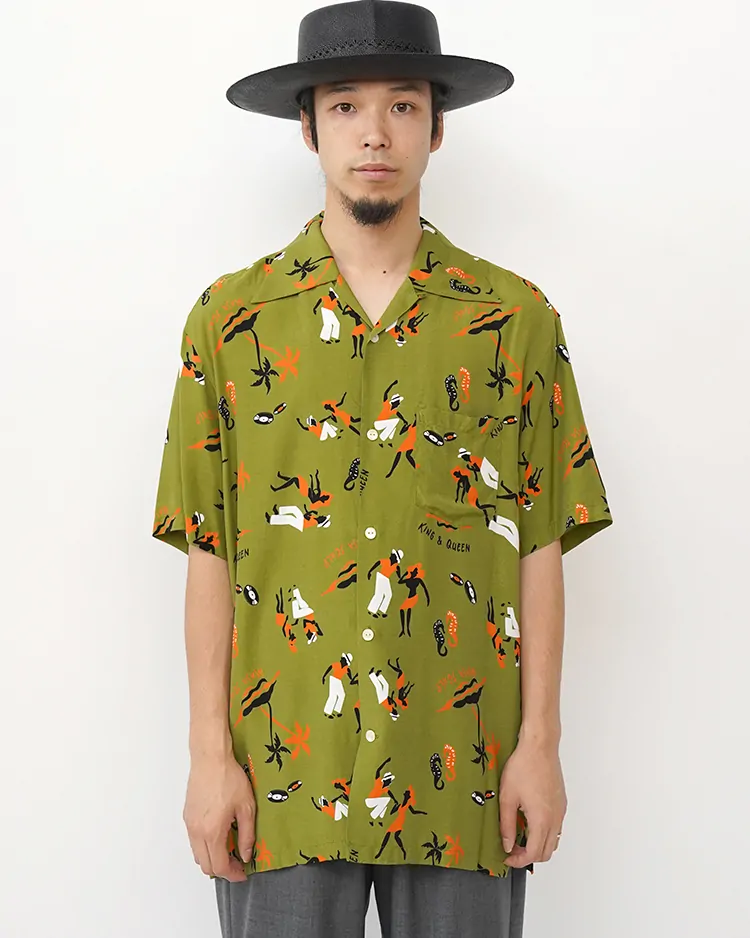 Aloha Blossom (MEN) / KING&QUEEN / KHAKI