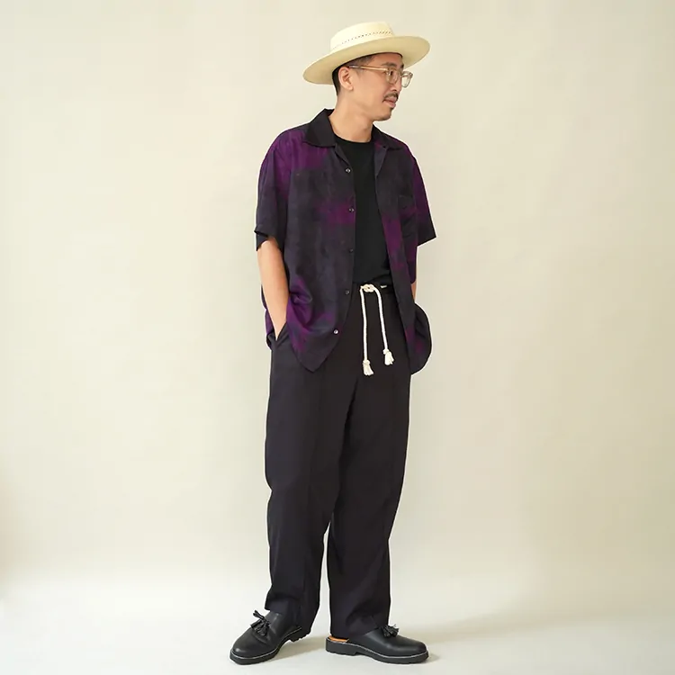 Aloha Blossom (MEN) / CHUSEN DYE / D.NAVY x PURPLE
