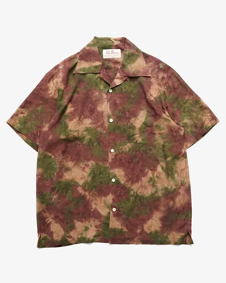 Aloha Blossom (MEN) / CHUSEN DYE / GREEN x PURPLE