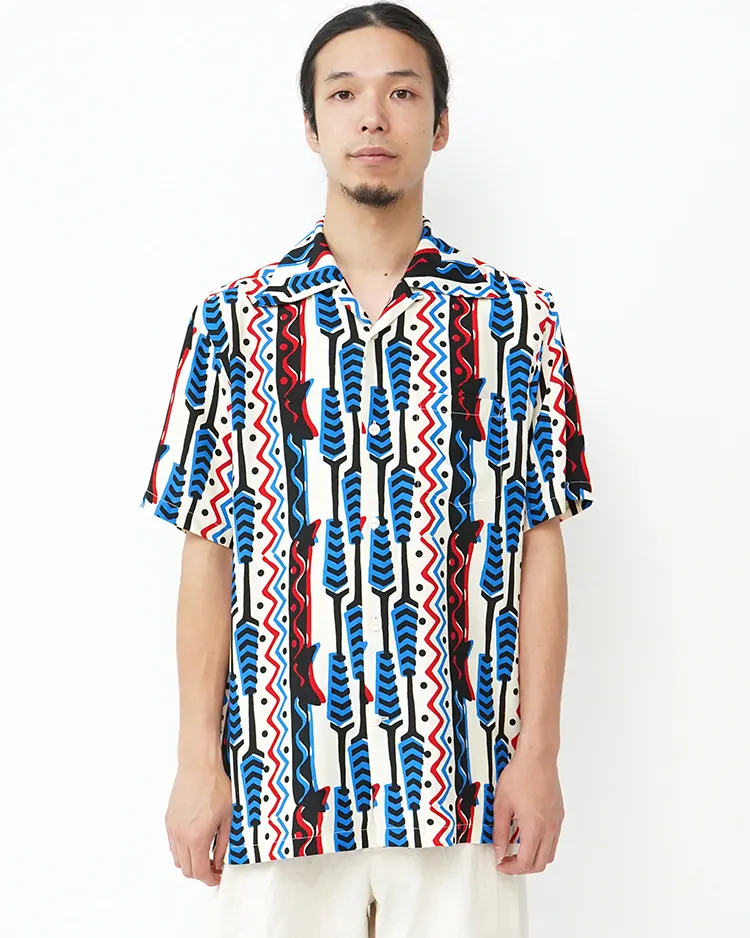 Aloha Blossom (MEN) / HAARII SH / BEIGE x BLACK