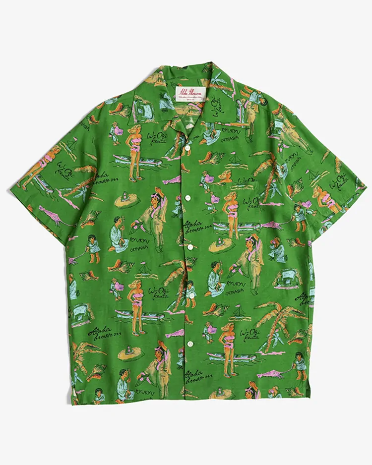 Aloha Blossom (MEN) / RYUKYU SOUVENIOR / GREEN