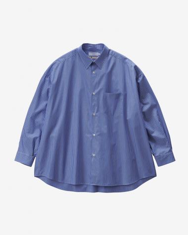  / SIDOGRAS L/S Oversized Regular Collar Shirt / BLUE