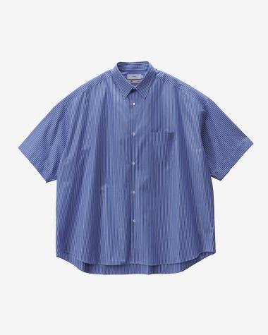  / SIDOGRAS S/S Oversized Regular Collar Shirt / BLUE