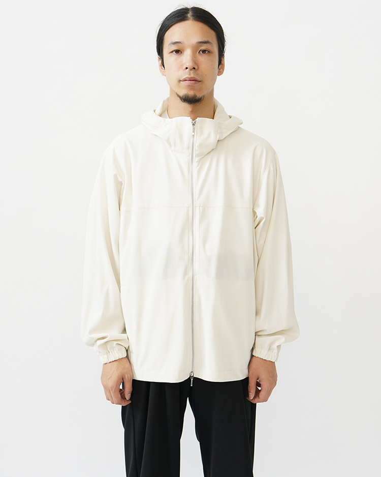 Dice&Dice / SUPIMA COTTON TWILL HOODED BLOUSON / BEIGE