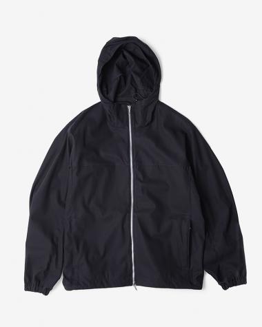  / SUPIMA COTTON TWILL HOODED BLOUSON / NAVY