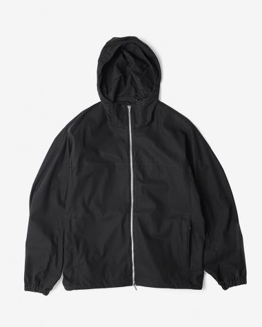  / SUPIMA COTTON TWILL HOODED BLOUSON / BLACK　