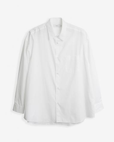Graphpaper (MEN) / Broad L/S Oversized Regular Collar Shirt / WHITE
