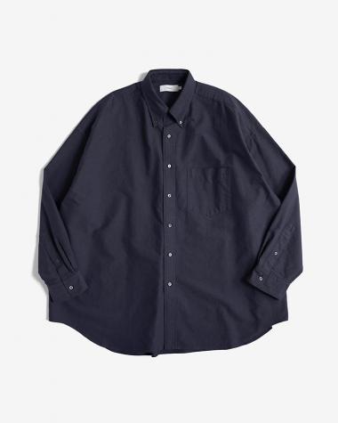 / Oxford L/S Oversized B.D Shirt / NAVY
