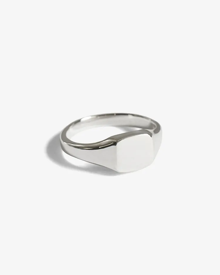 Garden of eden / SQUARE SIGNET RING (ED-VG18-SR16)