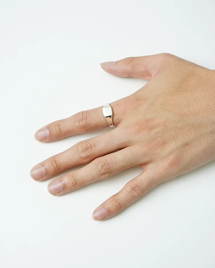 Garden of eden / SQUARE SIGNET RING (ED-VG18-SR16)