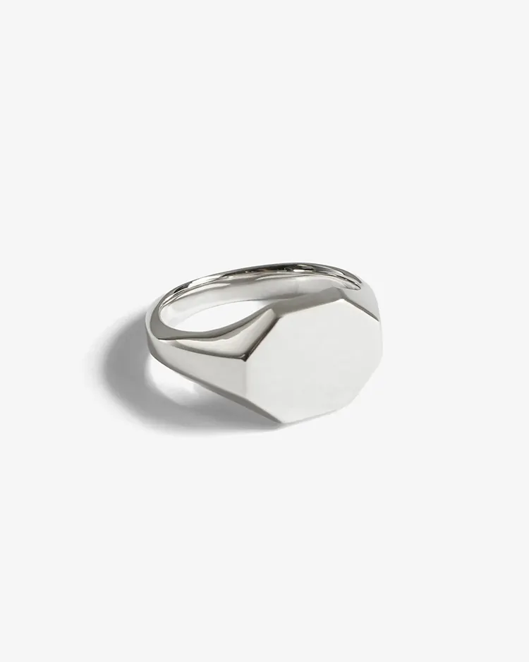 Garden of eden / OCTAGON SIGNET RING (ED-VG18-SR13)
