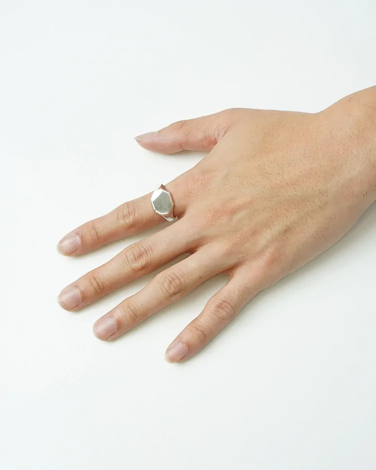 Garden of eden / OCTAGON SIGNET RING (ED-VG18-SR13)