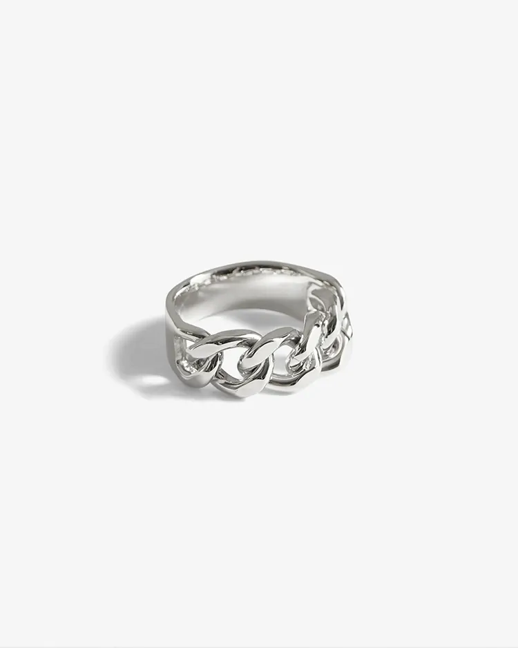 Garden of eden / CURB CHAIN ID RING(M) (ED-VG17-CR02)