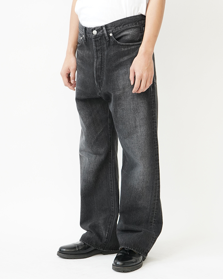 パンツ graphpaper Selvage Denim Pants black Graphpaper Selvage Denim Belted Pants Black Washed – Neighbour