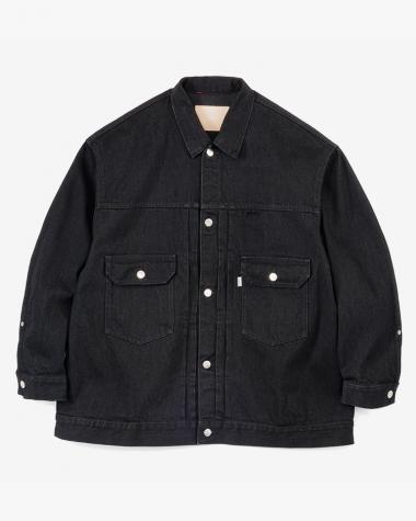 Graphpaper (MEN) / Selvage Denim Jacket / BLACK WASHED