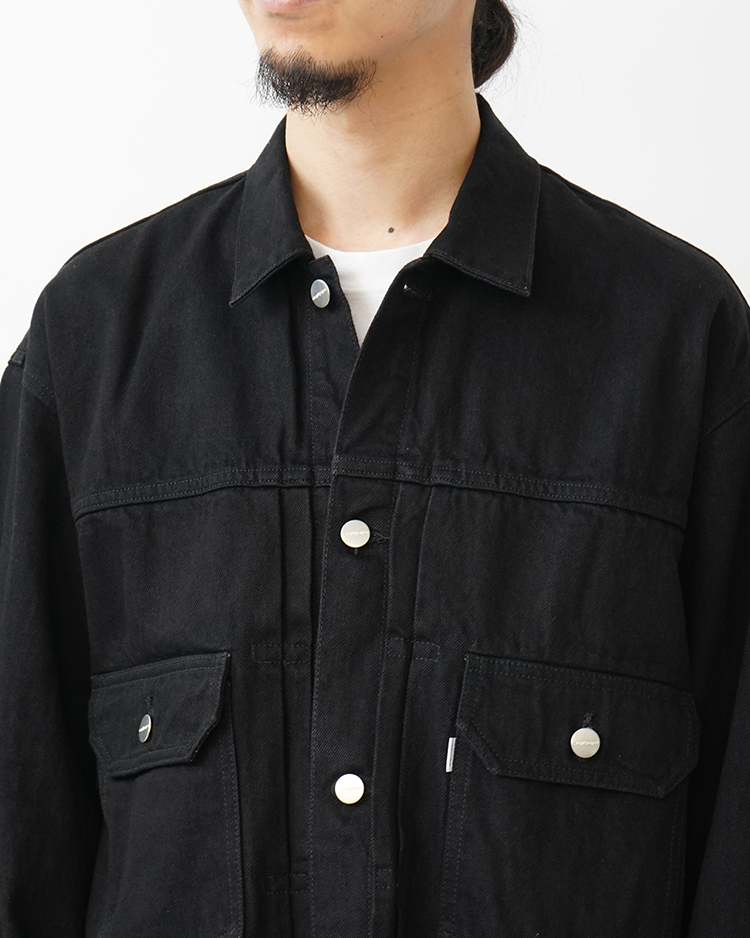 Selvage Denim Jacket / BLACK WASHED | Graphpaper (MEN