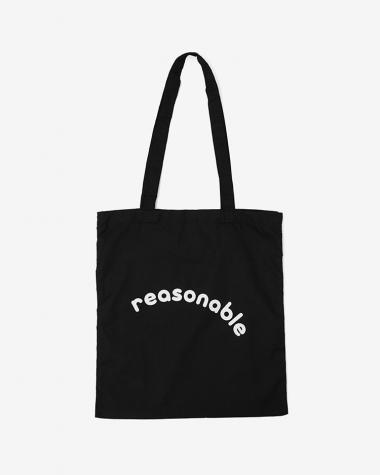  / reasonable TOTE BAG / BLACK