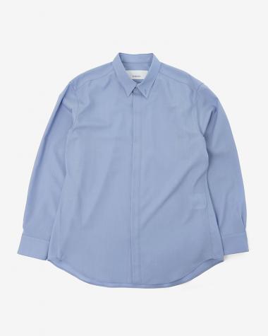  / WOOL SHIRT / LT.BLUE