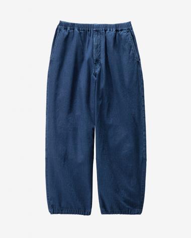  / SIDOGRAS Indigo Poplin Track Pants / DARK FADE