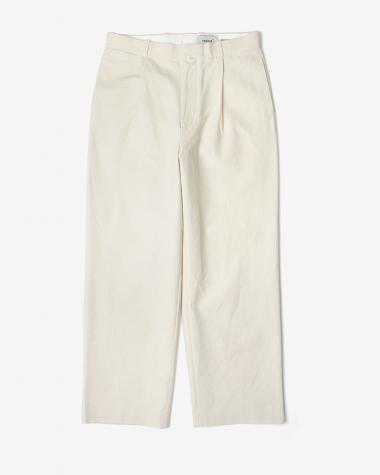  / TUCK STRAIGHT - CHINO / NATURAL