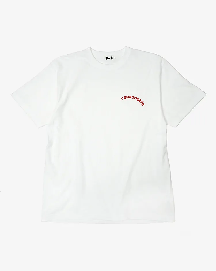 D&D (Souvenir items) / reasonable TEE / WHITE