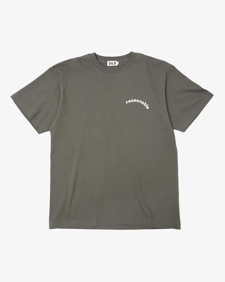 D&D (Souvenir items) / reasonable TEE / FADED BLACK