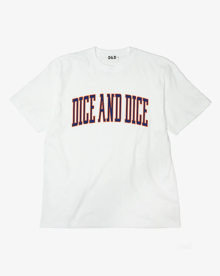 D&D (Souvenir items) / VARSITY CREW S/S TEE / WHITE