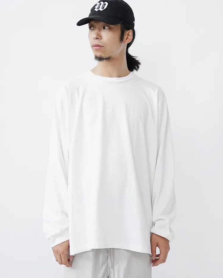 YAECA (MEN) / CREW NECK T-SHIRT L/S / WHITE
