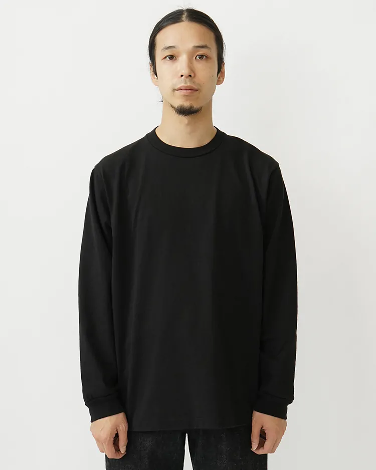 YAECA (MEN) / CREW NECK T-SHIRT L/S / K.BLACK